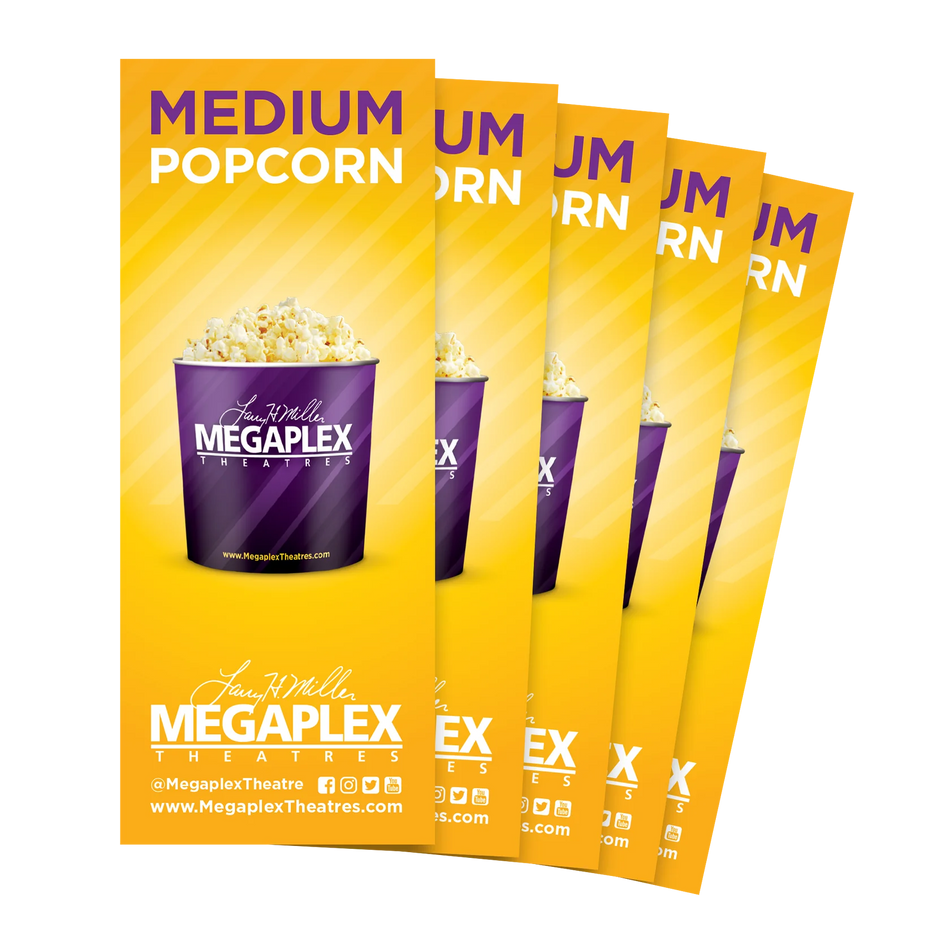 Medium Popcorn Voucher (Min 5)