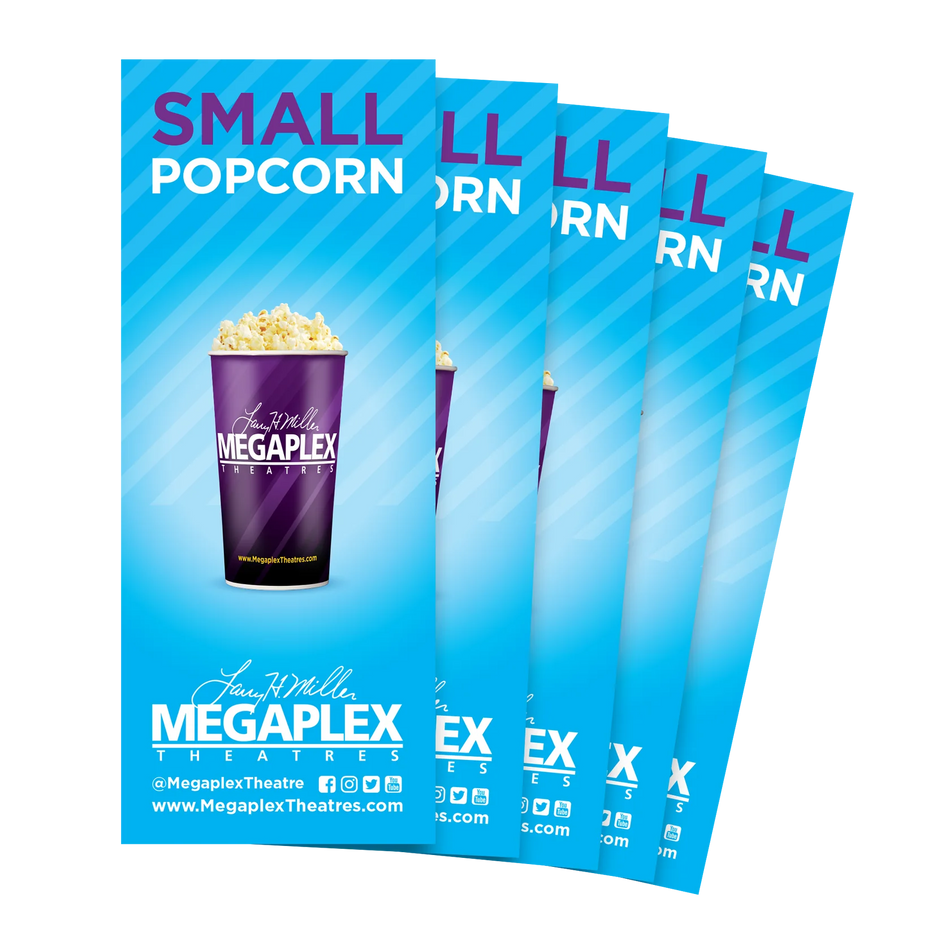 Small Popcorn Vouchers (Min 5)