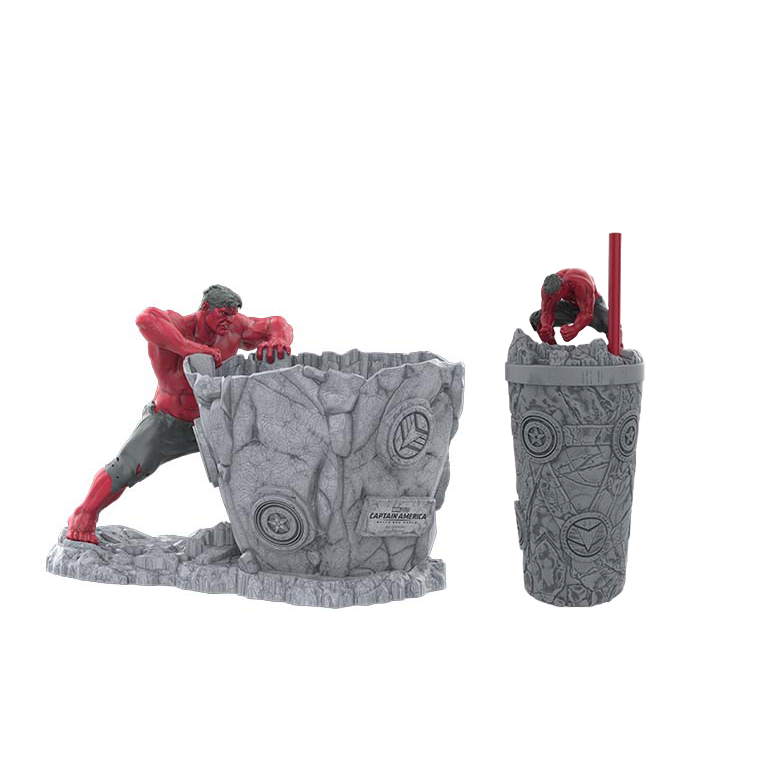 Captain America: Brave New World Red Hulk Popcorn Bucket & Red Hulk Tumbler