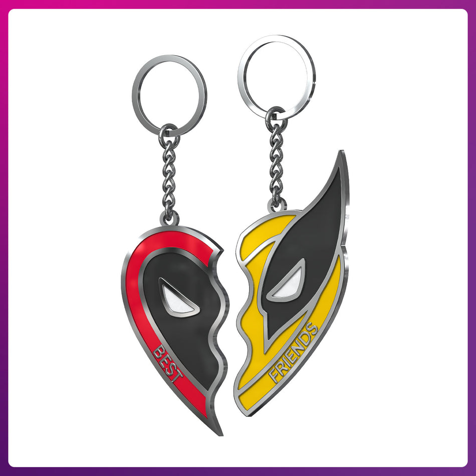 LAST CHANCE: Deadpool & Wolverine Keychain Set